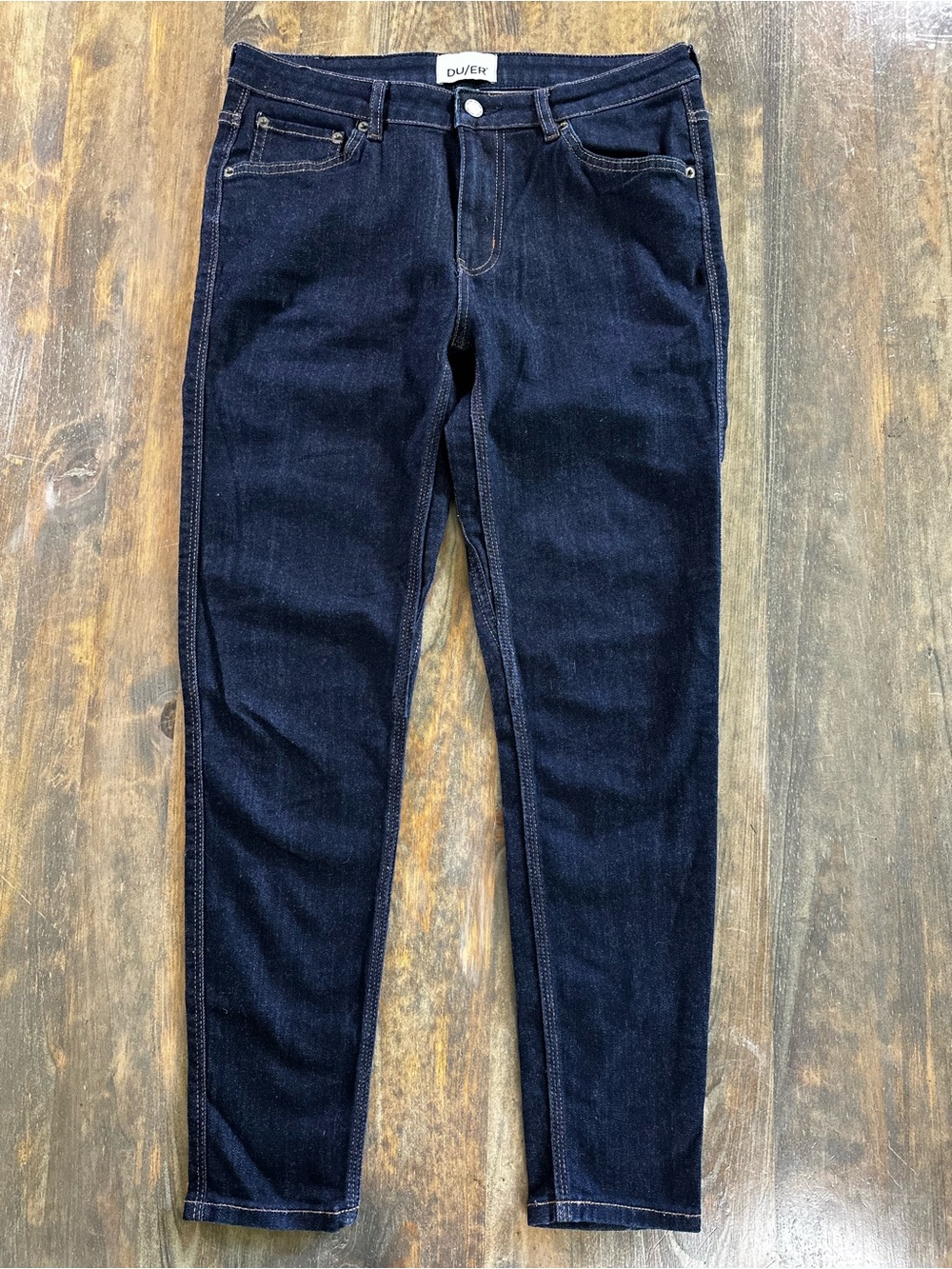 DU/ER Jeans Performance Mid-rise women’s 30 slim taper like new